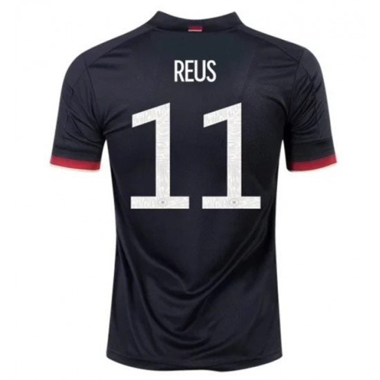 Camisola Alemanha Reus 11 Equipamento Segundo Euro 2020 Manga Curta